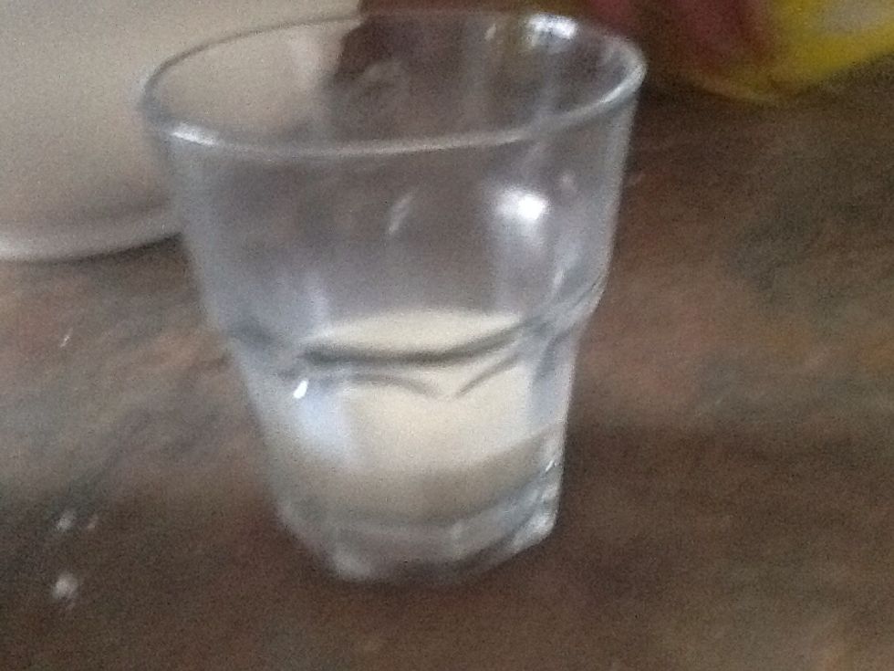 Add 2 tablespoons of milk