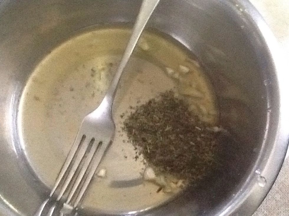 Add 2 tablespoons of mixed Italian herbs and mix in
