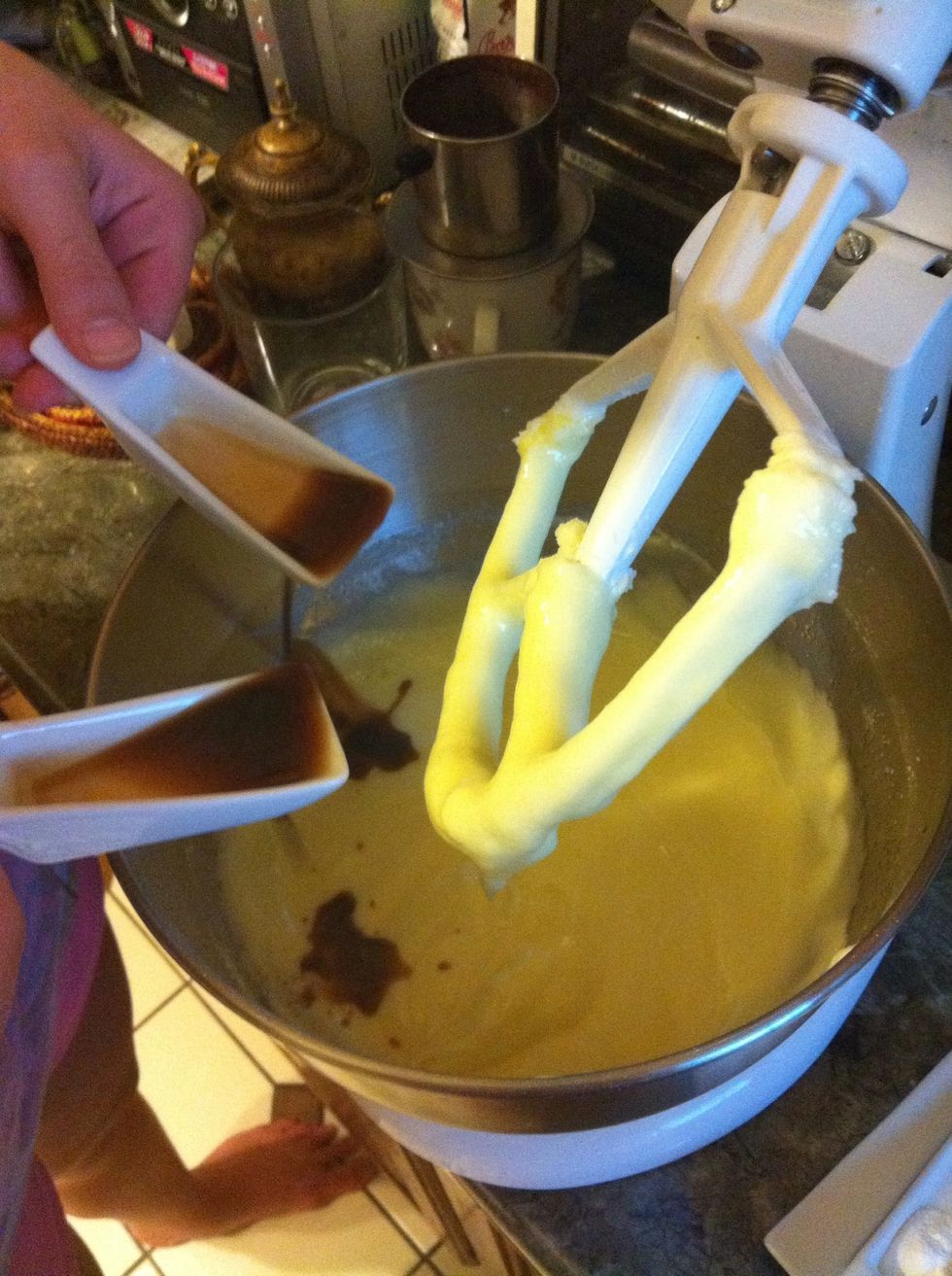 Add 2 tablespoons of vanilla extract