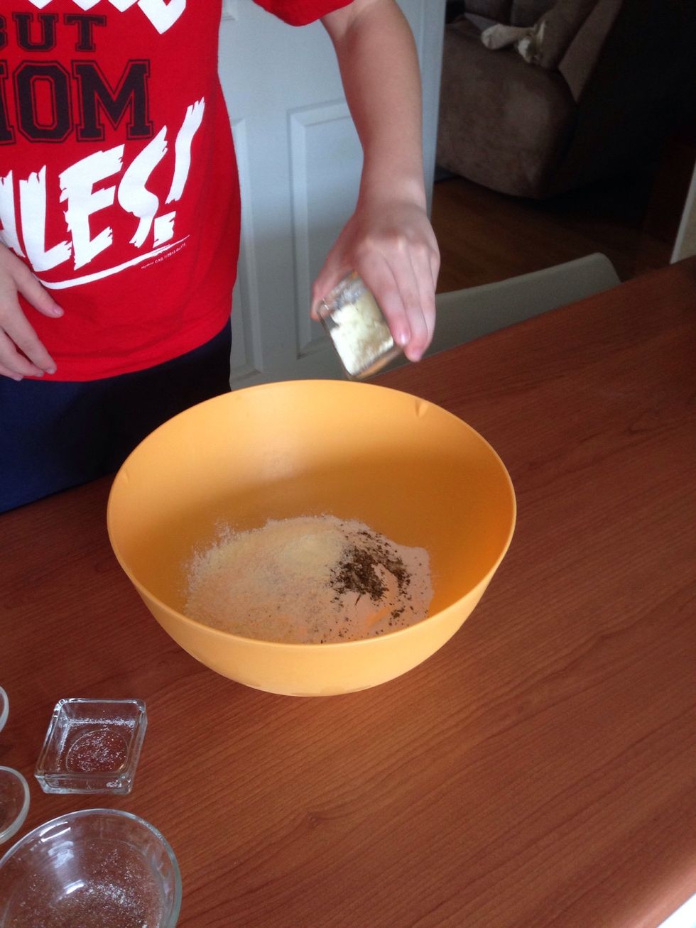 Add 2 Tbs powdered milk and mix