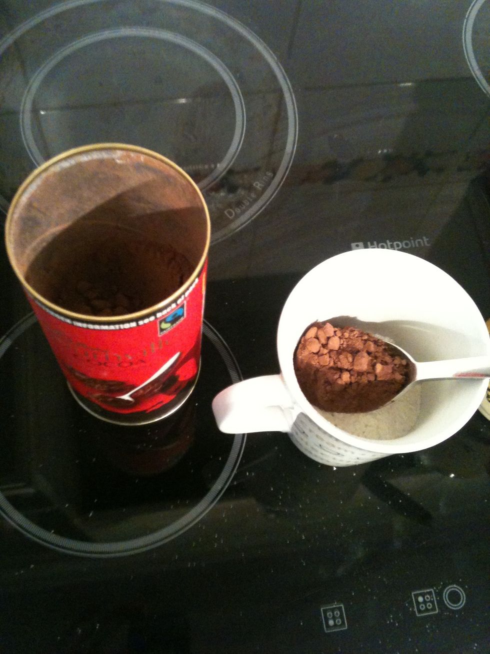 Add 2 tbsp of cocoa powder.