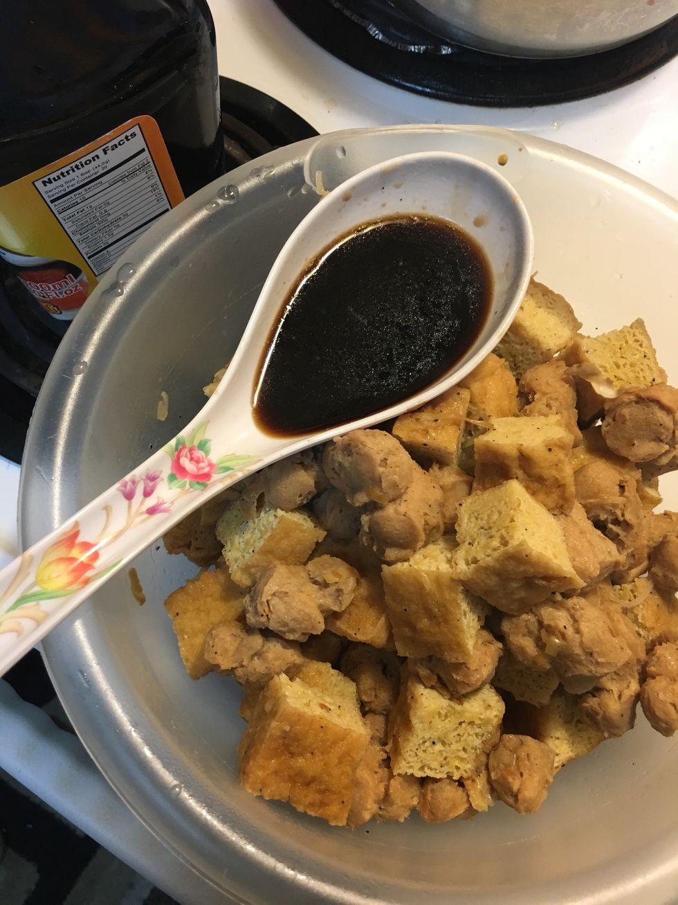 Add 2 tbsp of soy sauce