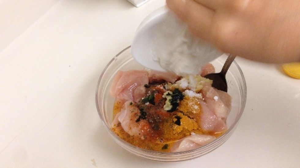 Add 2 tbsp plain Greek yogurt