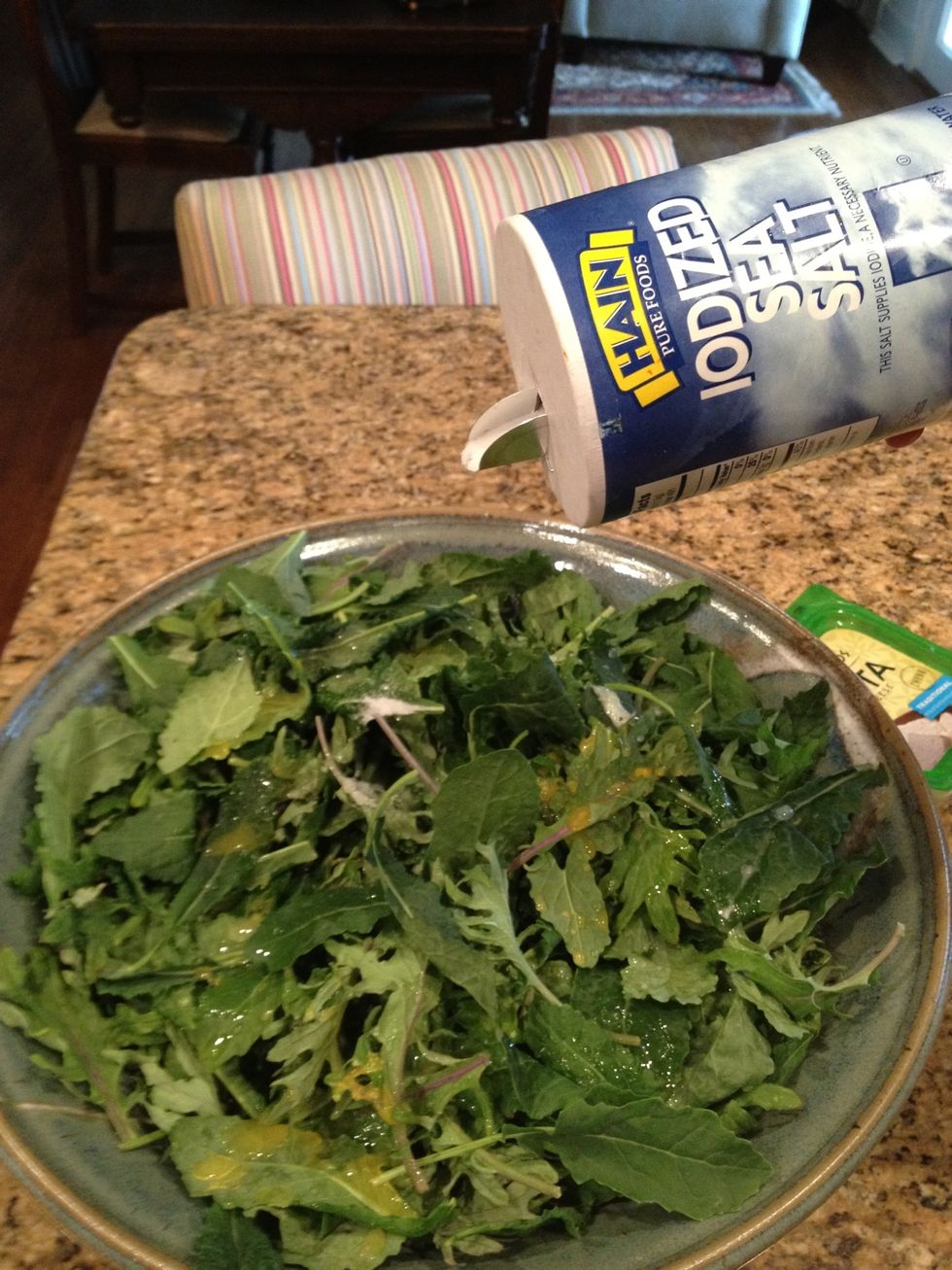 Add 2 tsp of sea salt.