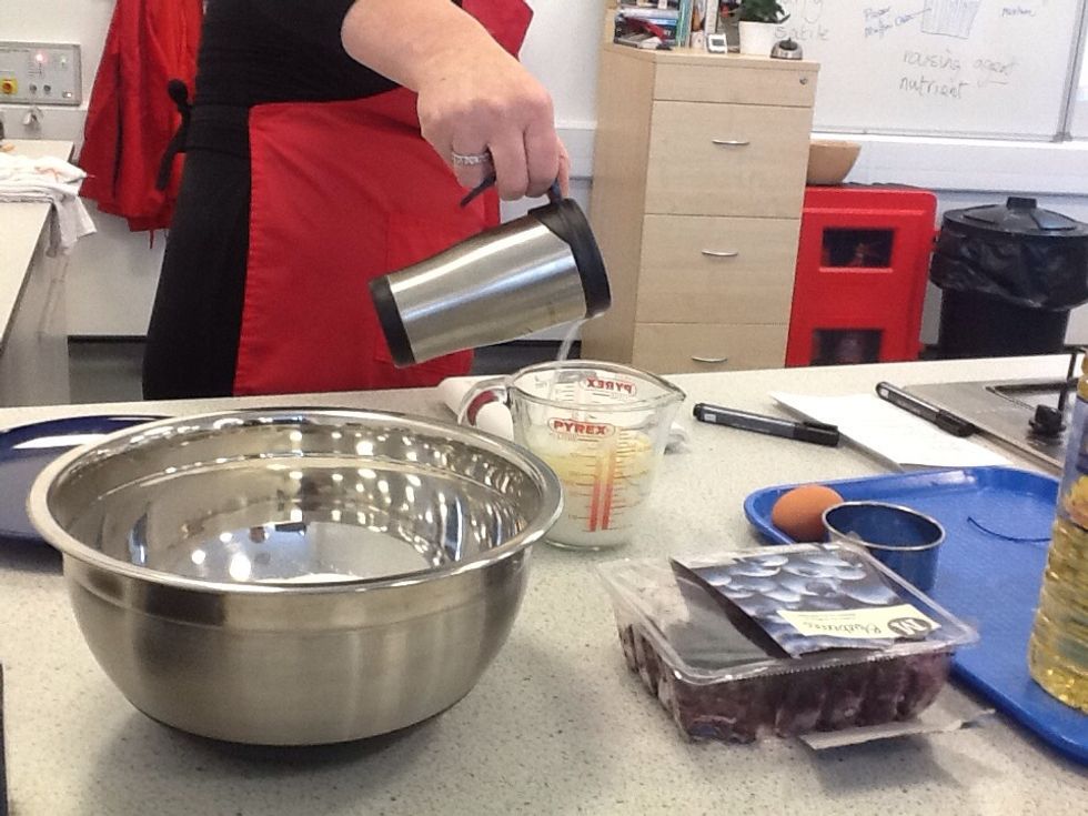 Add 240grams milk