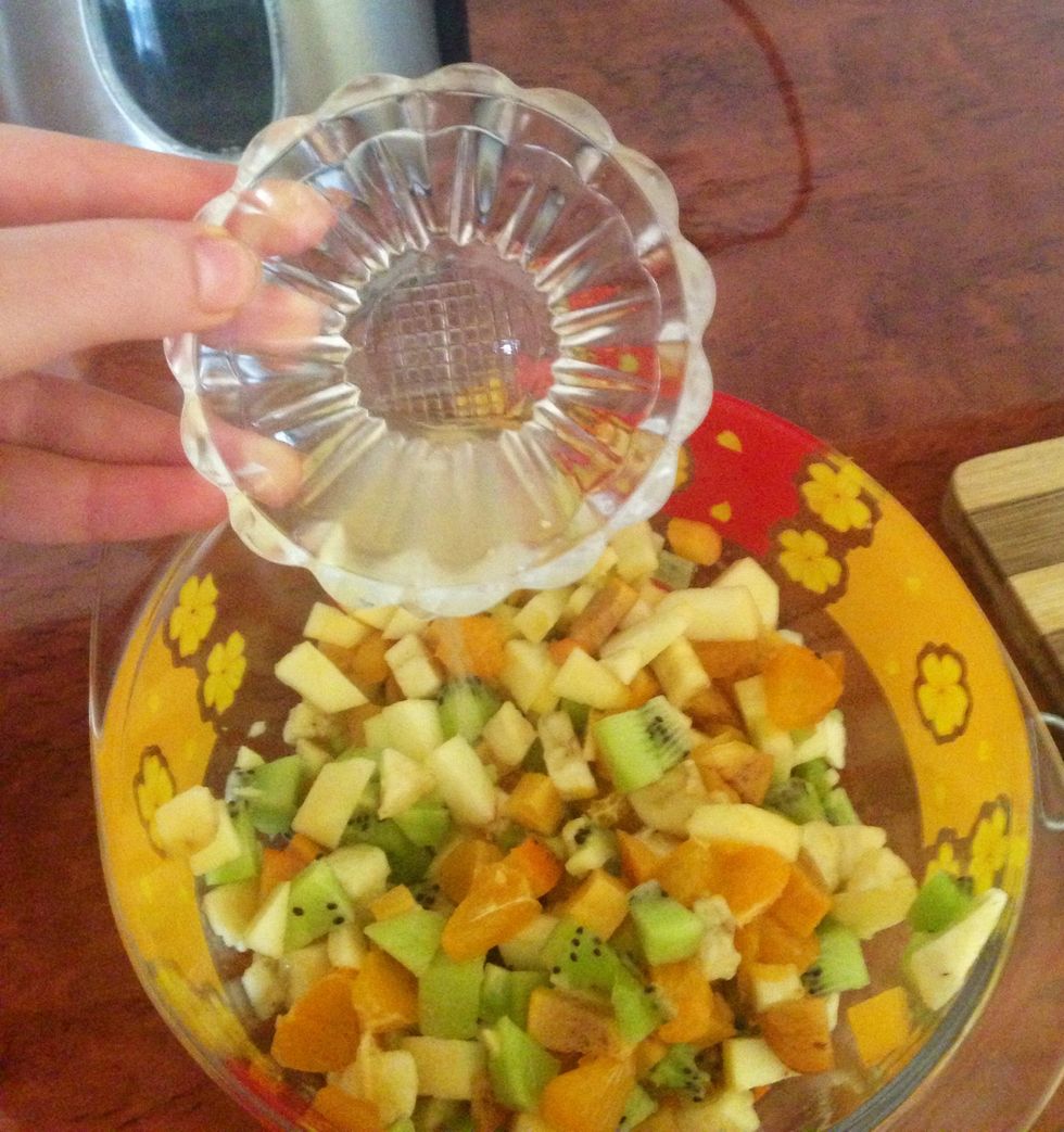 Add 2tbs of lemon juice