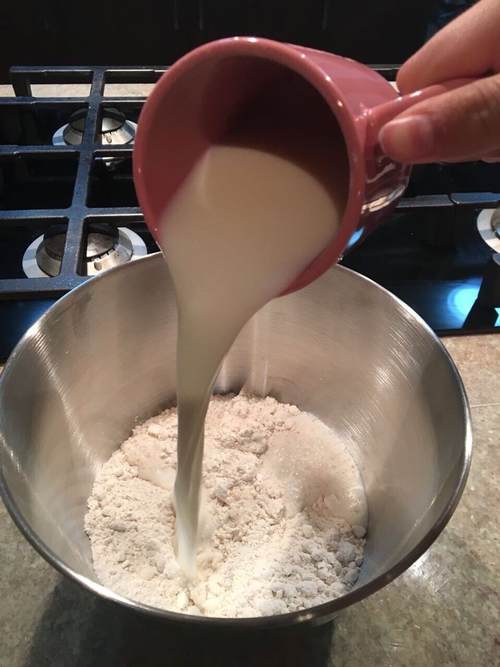 Add 3 cups of milk