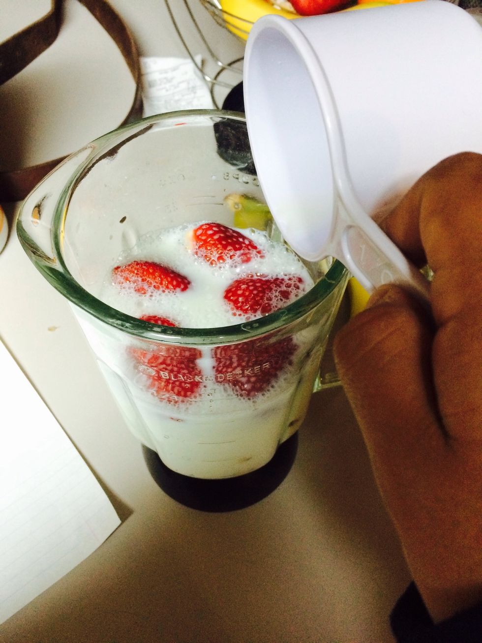Add 3 cups of milk