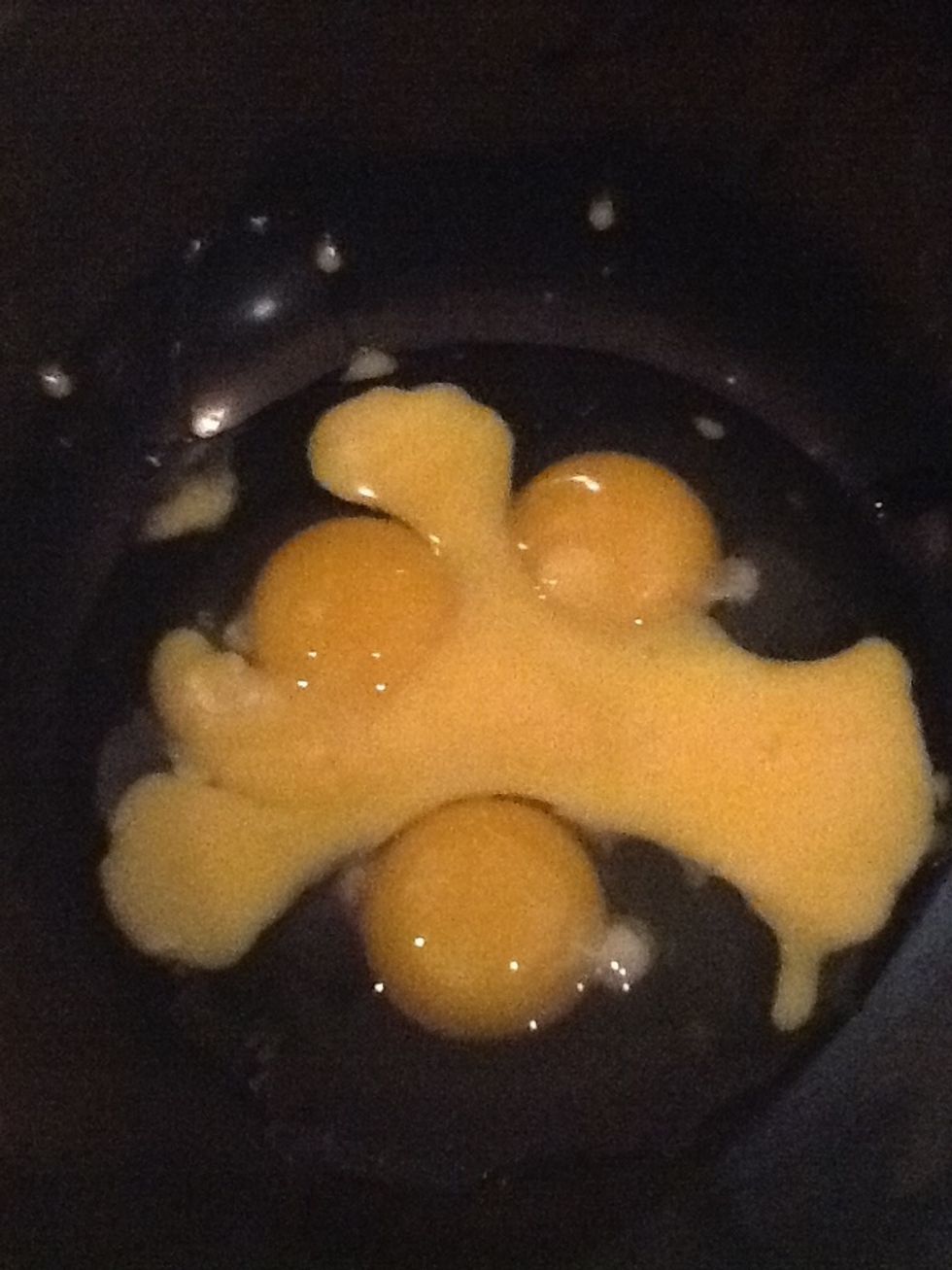 Add 3 egg yolks\ud83d\udc23