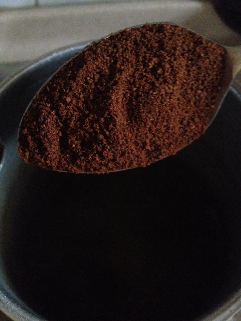 Add 3 spoons for 2cups and half of water