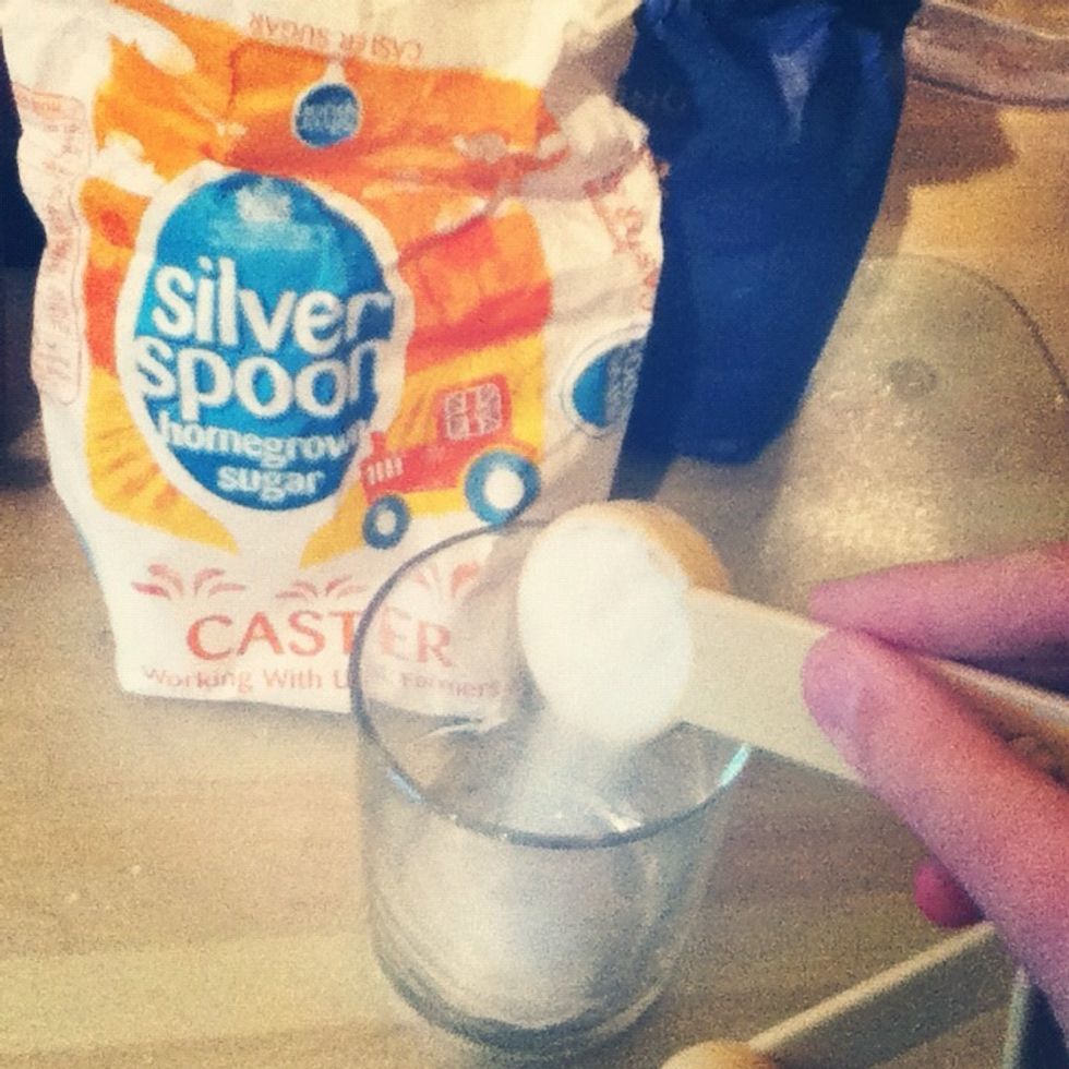 add 3 tablespoon of sugar, sweeeet!