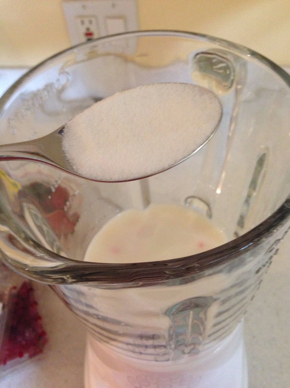 Add 3 tablespoons of sugar
