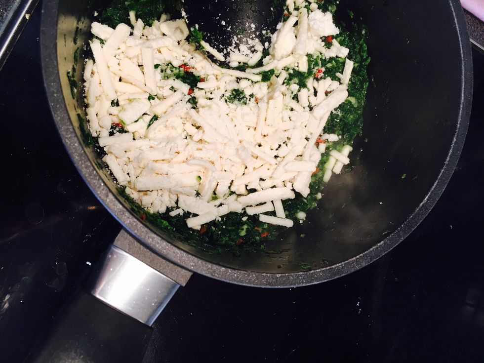 Add 3 tbs of the tofutti