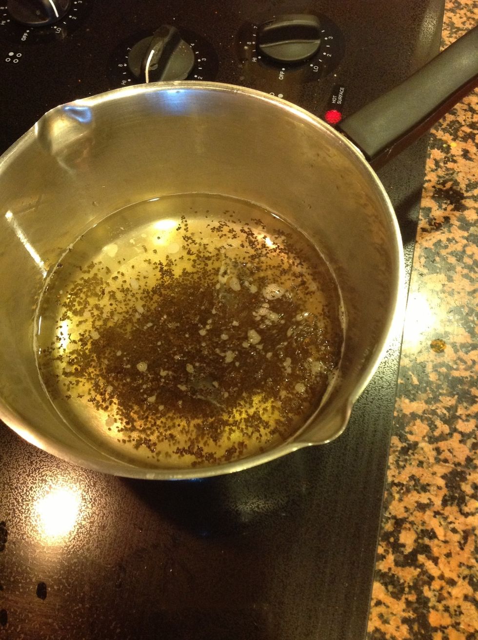 Add 3 teaspoons of chai leaves while waiting for the water to boil