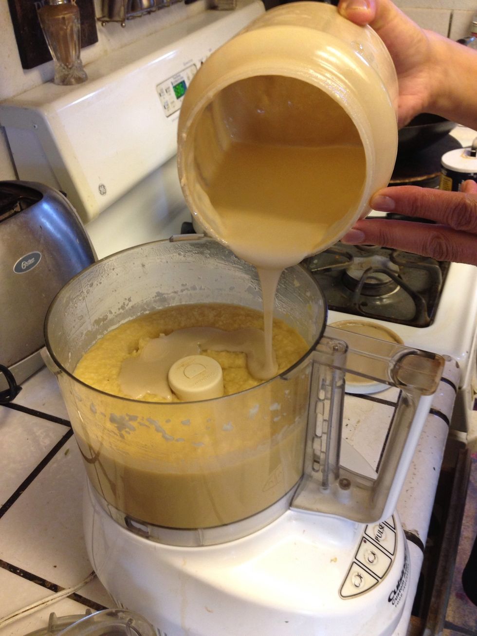 Add 4 1/2 to 5 table spoons depending on preference