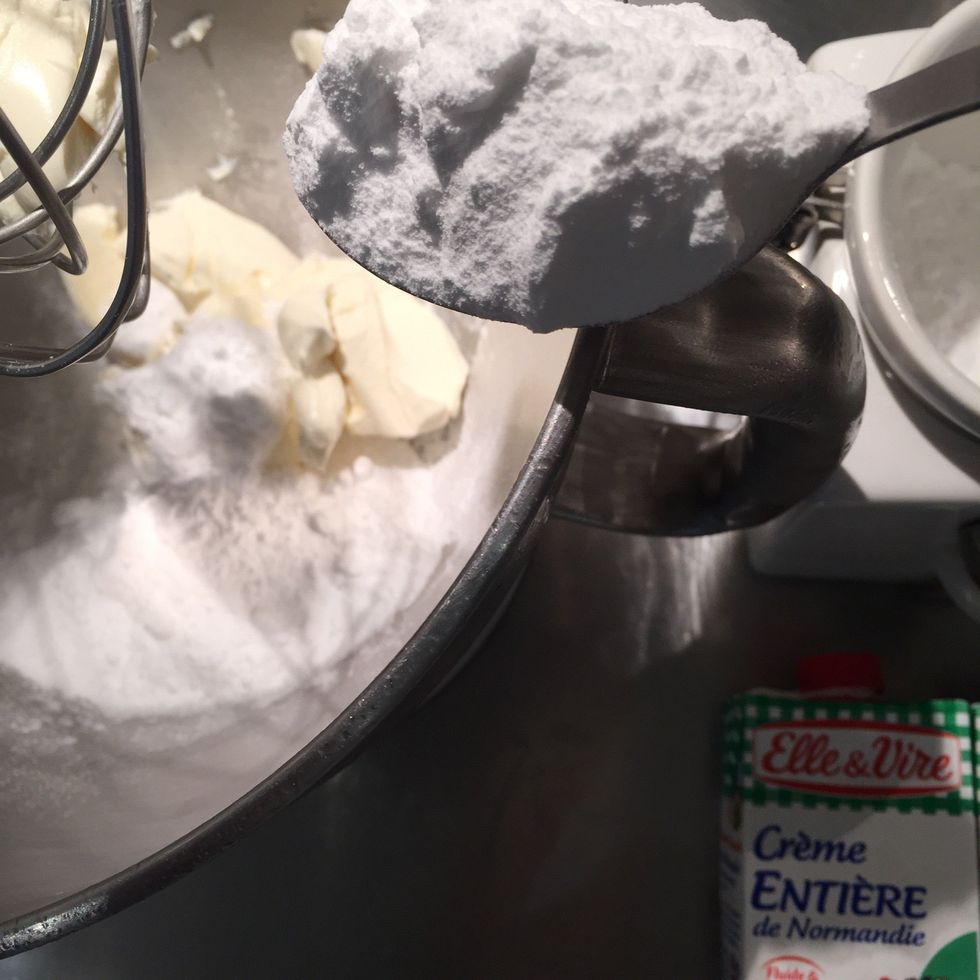Add 4-5 tbsp icing sugar. (Depends how sweet you like the desert.