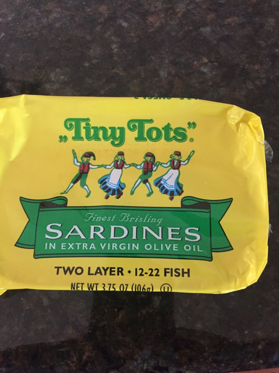 Add 4 cans of sardines