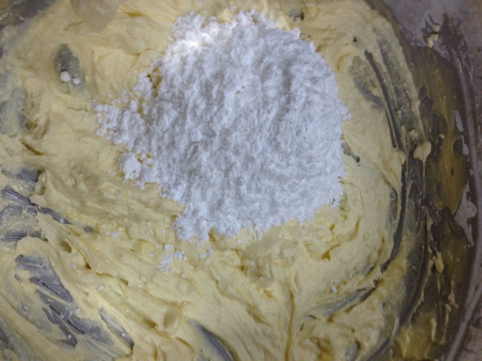 Add 4 cups of icing sugar into it