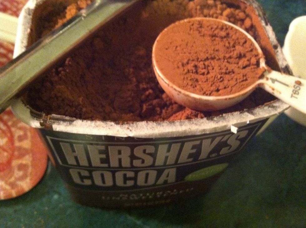 Add 4 Tbsp of cocoa powder