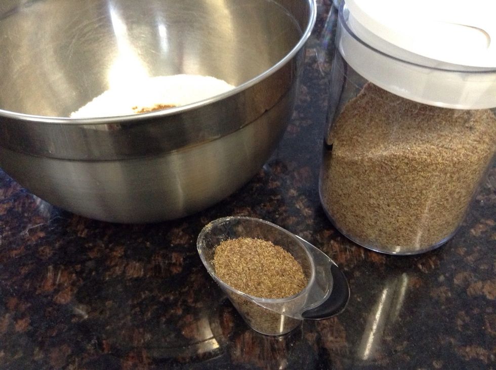Add 4 Tbsp of ground flax seed to dry ingredients.