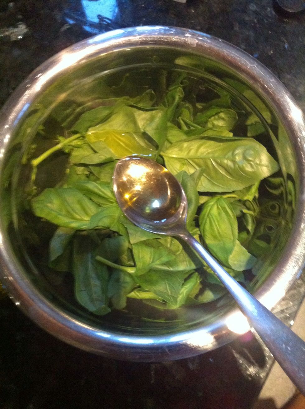 Add 4 tbsp of olive oil into it