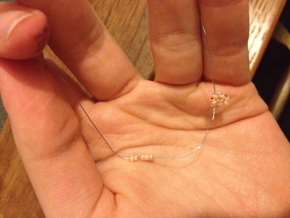 Add 5 beads ...
