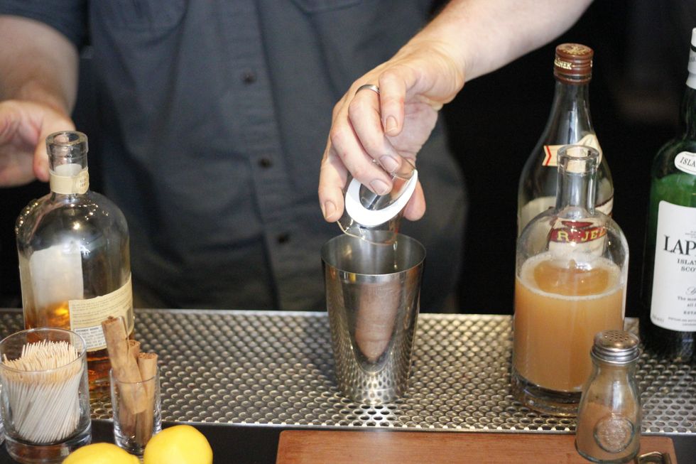 Add .5 oz. lemon juice to your shaker