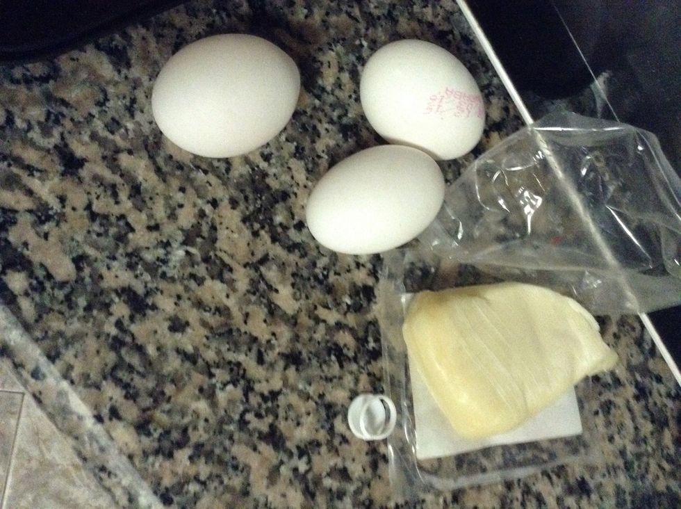Add 6 (six) eggs, as I started with 3 but later according to the size of my pan, I've to increase the quantity