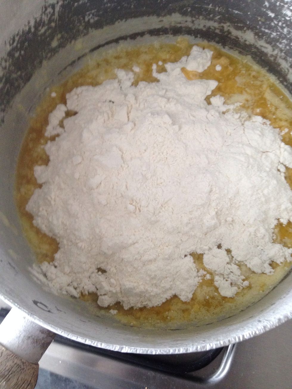 Add 6 table spoons of flour