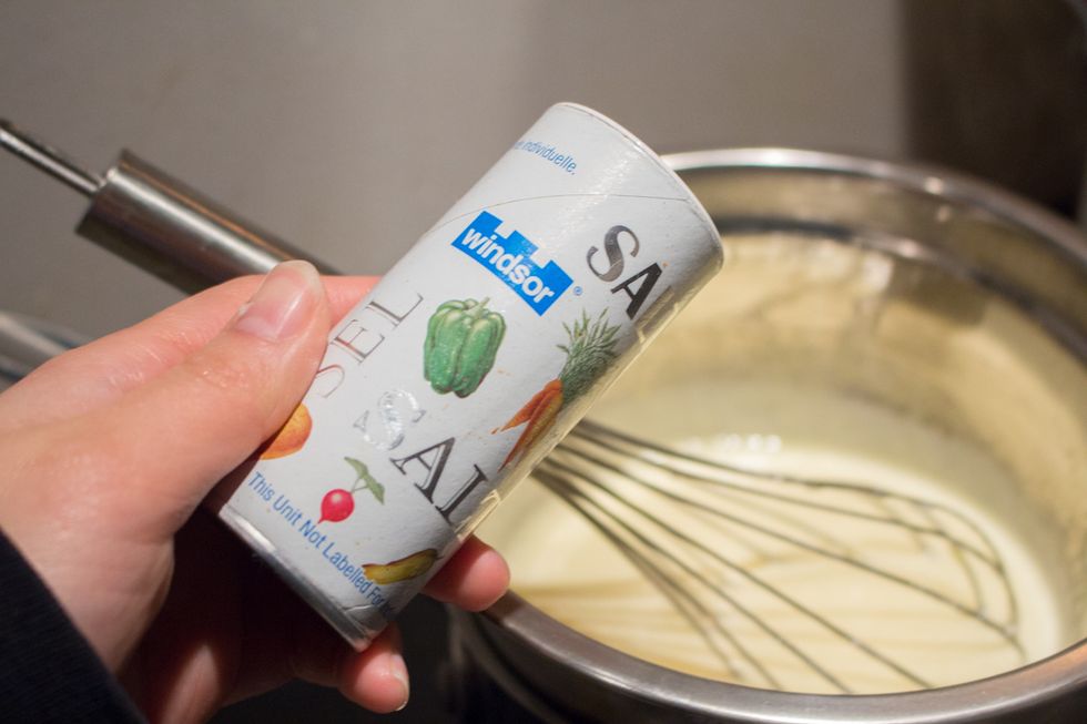 Add a 1/2 pinch salt.