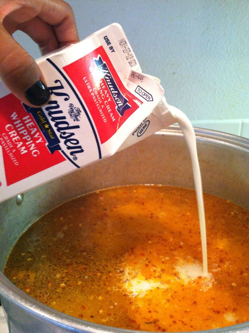 Add a 1/2 pint of heavy whipping cream..