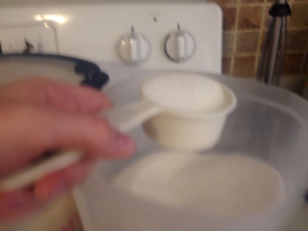 Add a 1/4 of Sugar to the mug