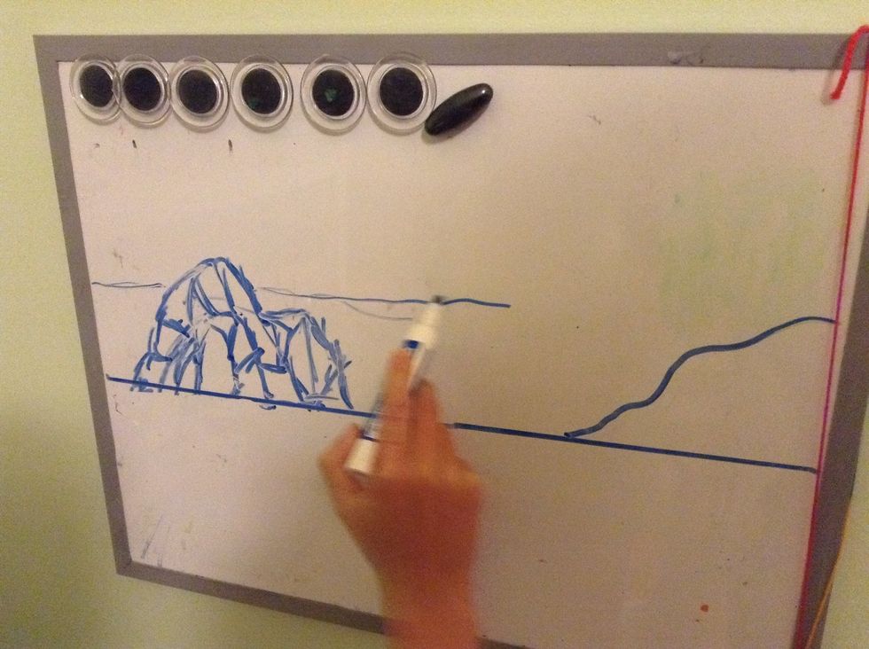 Add a background line.