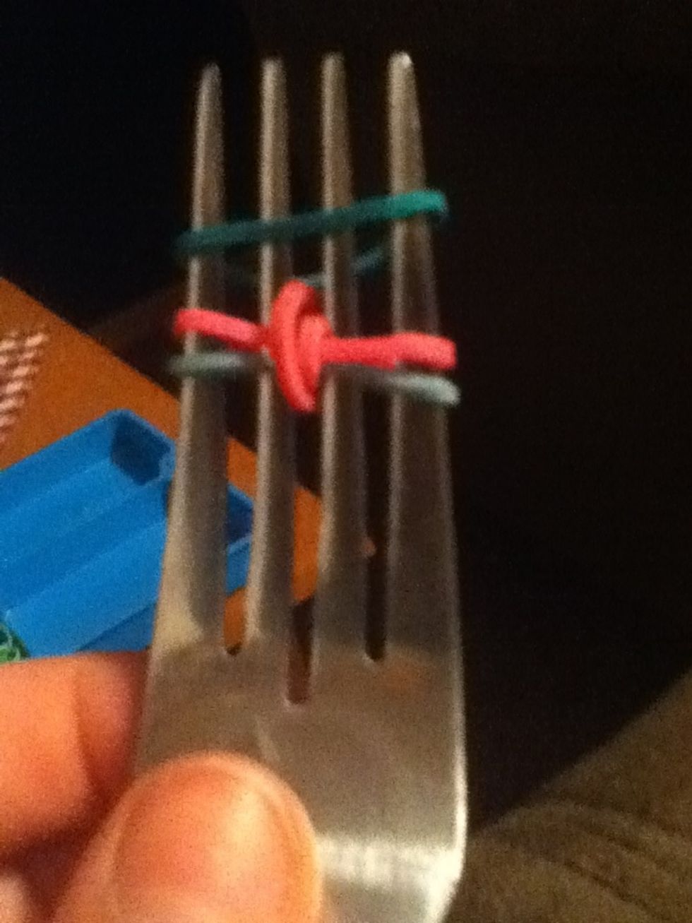 Add a band and every three bands do what the guide just say