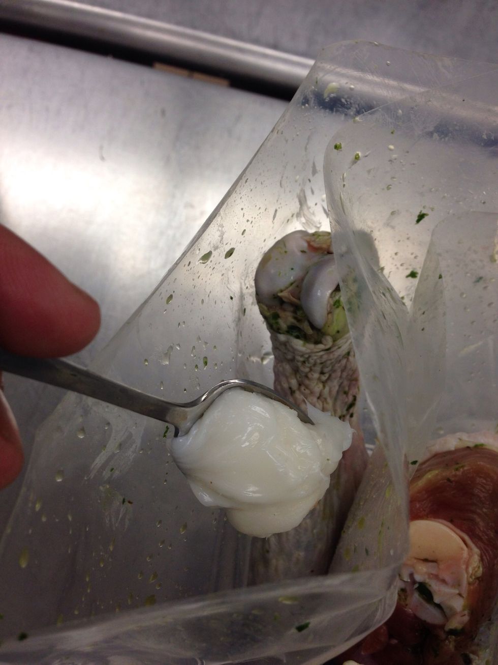 Add a big tablespoon of bacon fat to each bag.