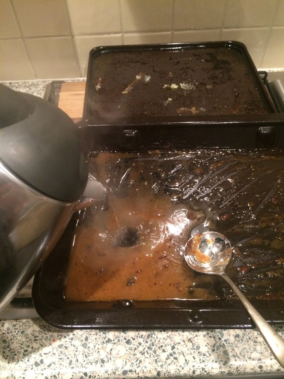 Add a bit of hot water
