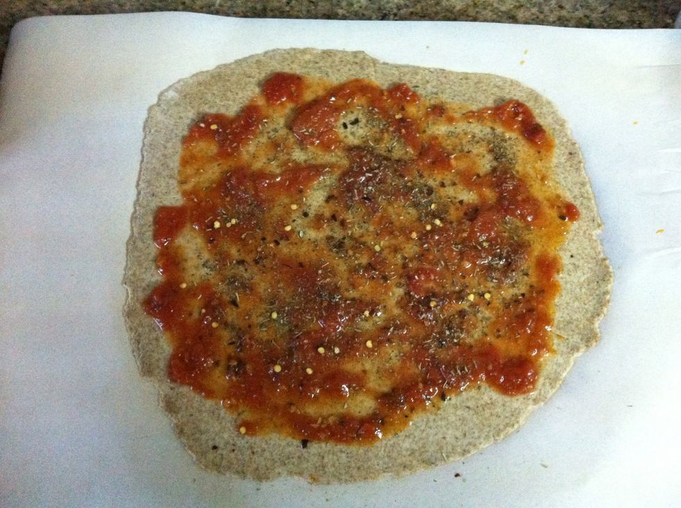 Add a bit of italian seasonings, I also added a bit of crushed pepper flakes.