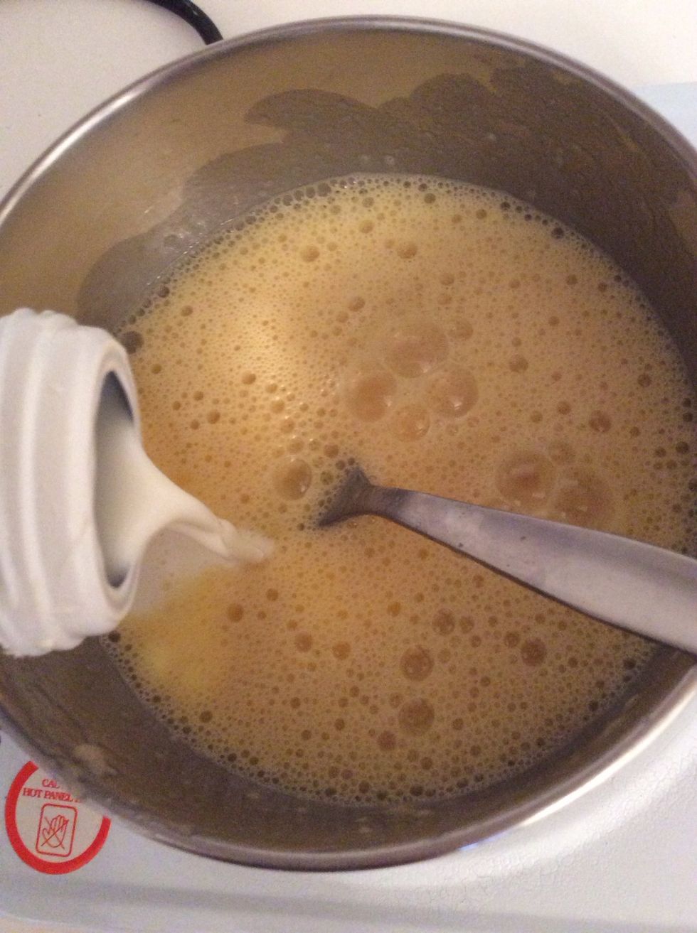 Add a bit of whole milk (or other types of milk if you don't eat dairy). You can also leave the milk out completely but I just like the way it makes the texture a little creamier.