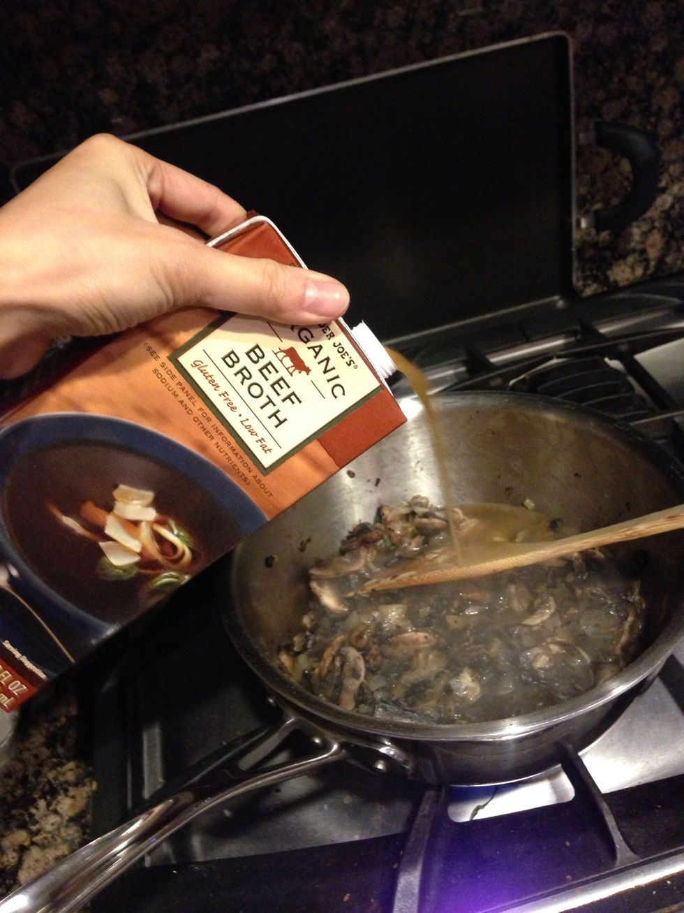Add a box of low sodium beef broth