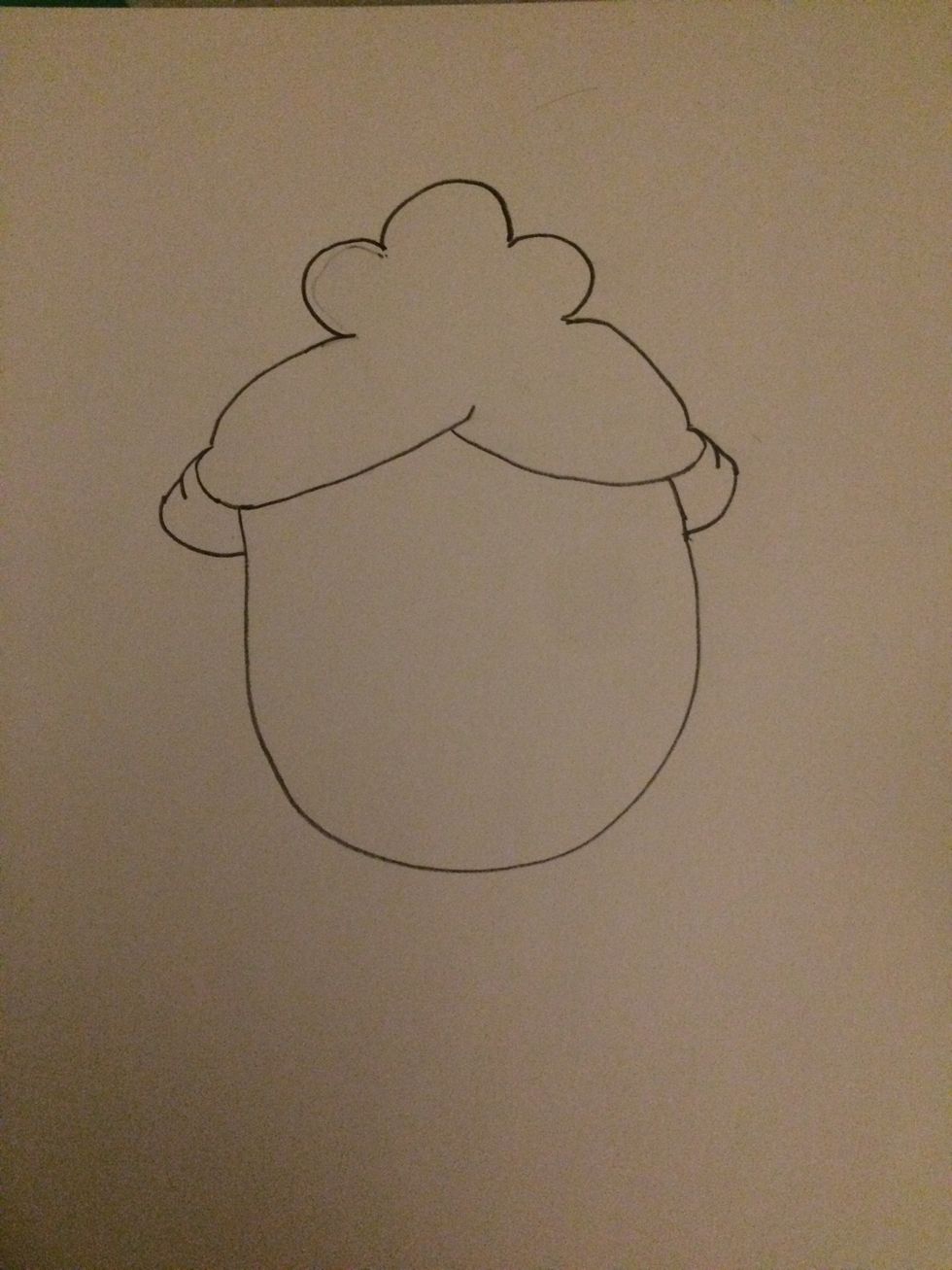 Add a bun like shape.