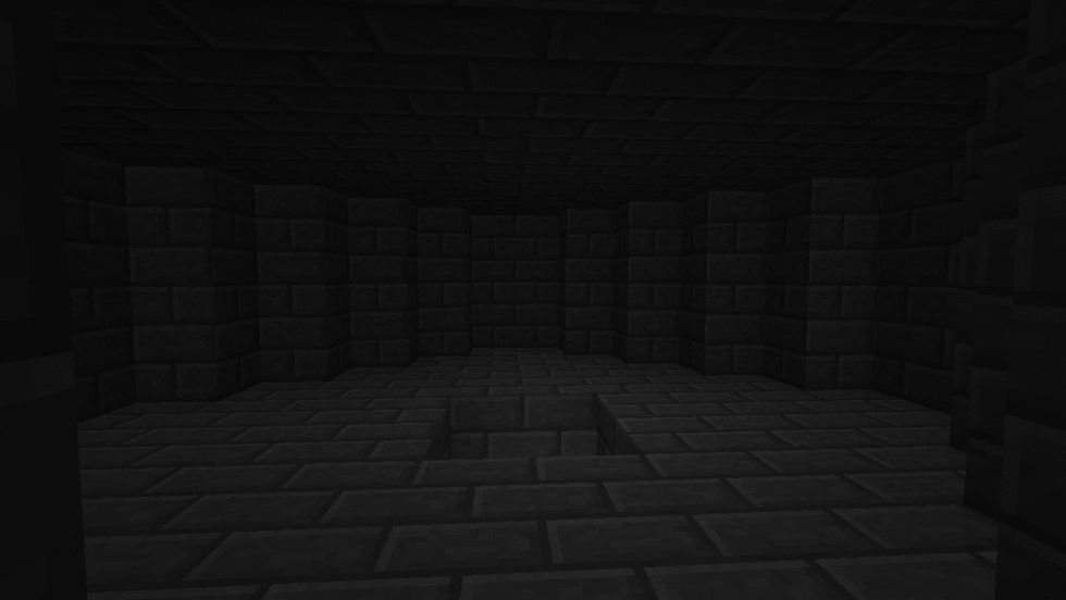 Add a ceiling so it is dark