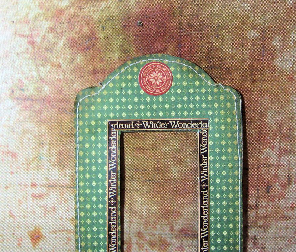 Add a circle sticker over the hole and punch again.