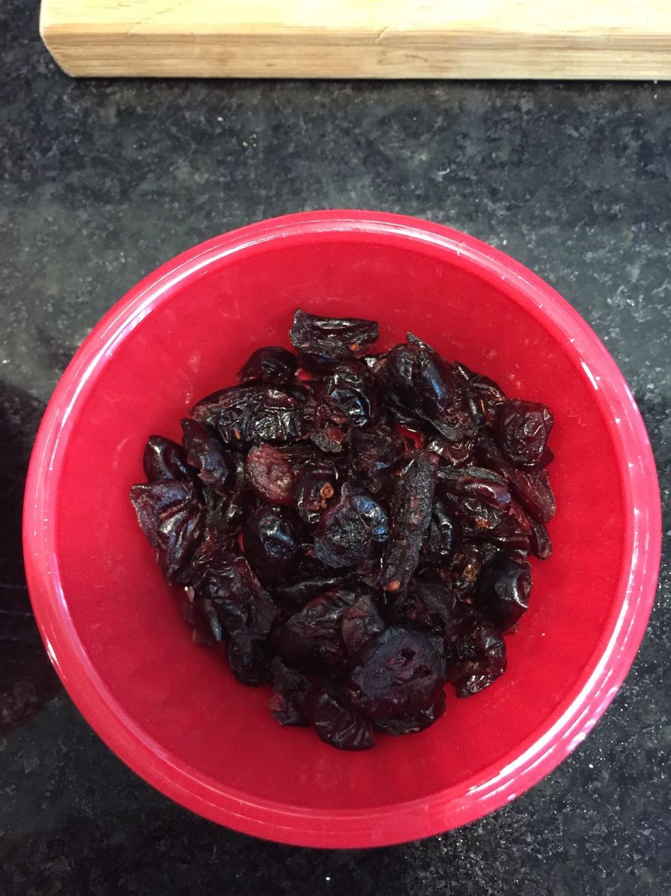Add a cup of dried cranberries