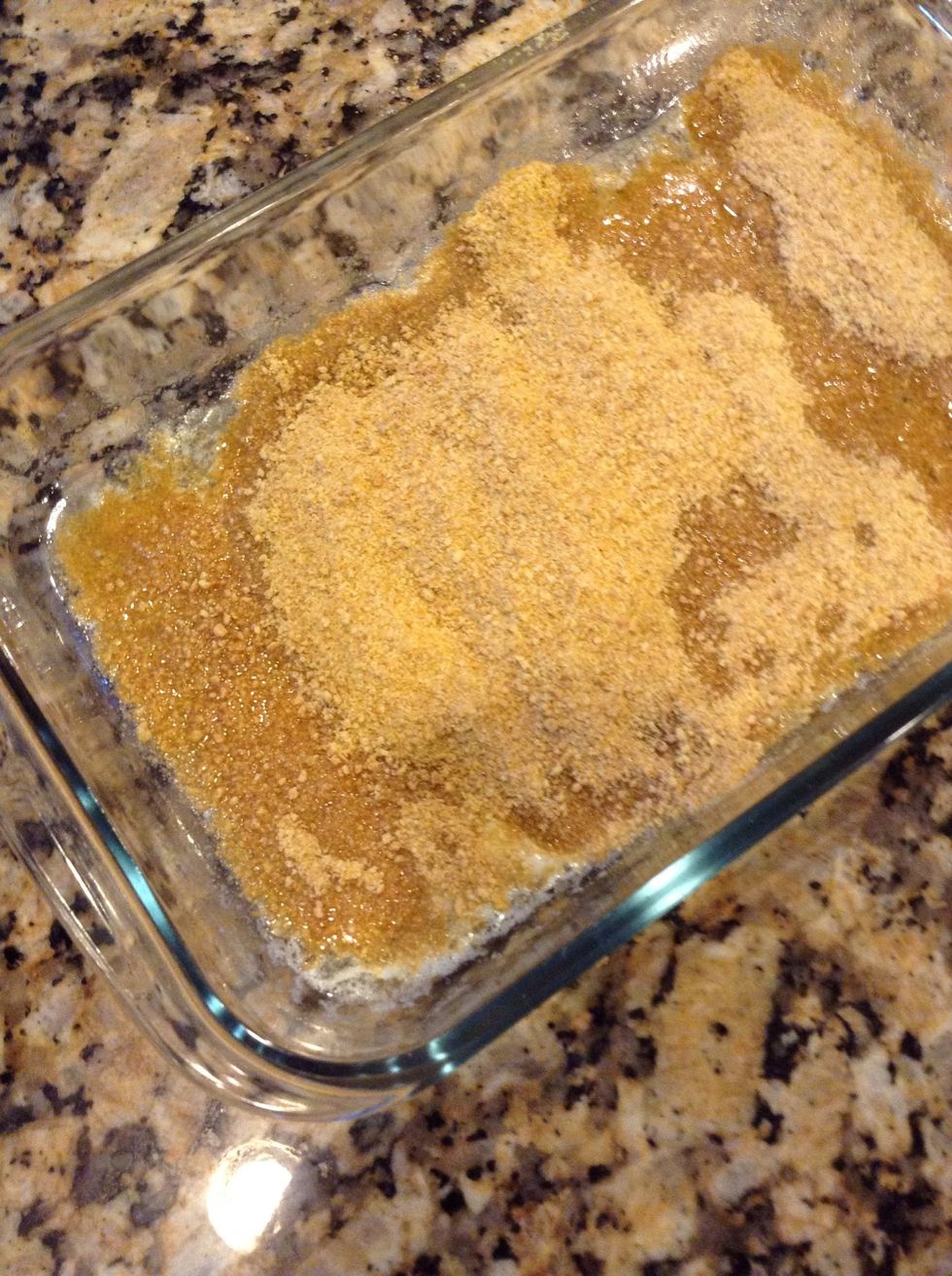 Add a cup of graham crackers, crushed NO NEED TO STIR this is a layered cookie