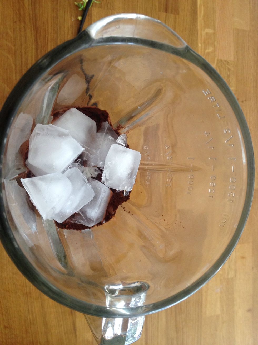 Add a cup of ice and blend