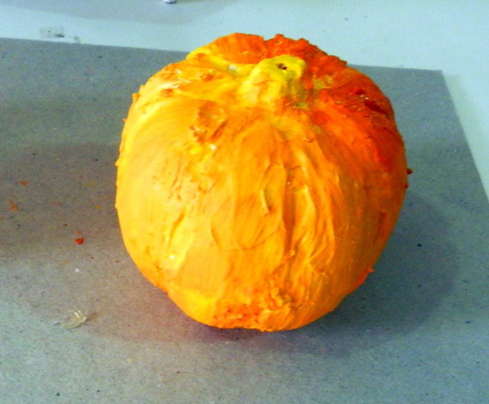 Add a dark orange in some places to get a shaded.