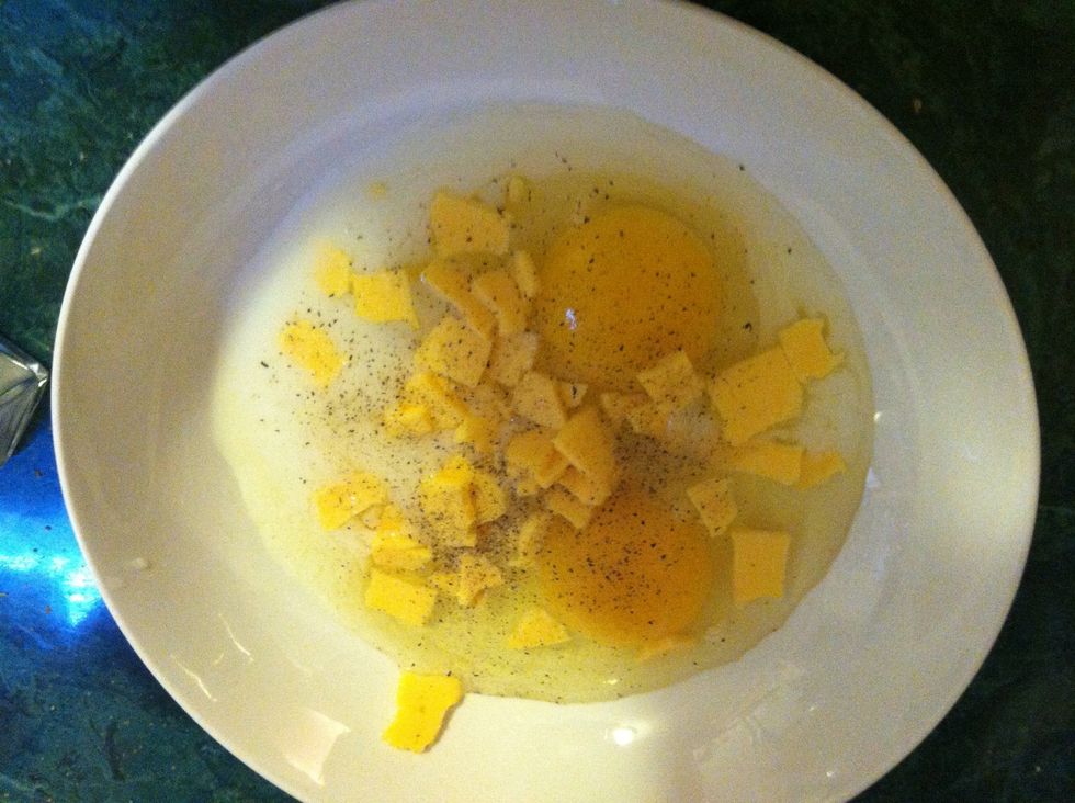 Add a dash of salt and a dash of pepper (again, to your liking)