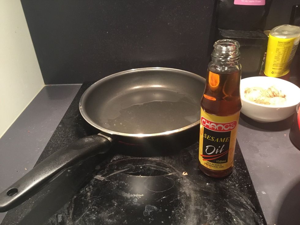 Add a dash of sesame oil