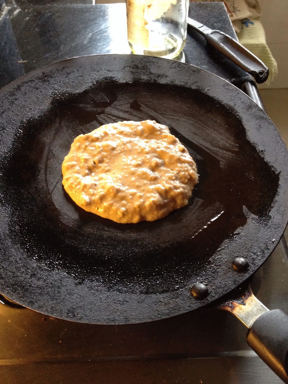 Add a dollop of the batter.
