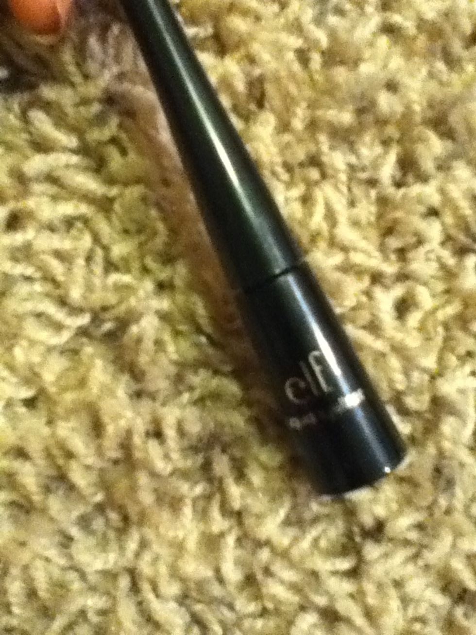 Add a eyeliner. This one is a liquid eyeliner by E.L.F.